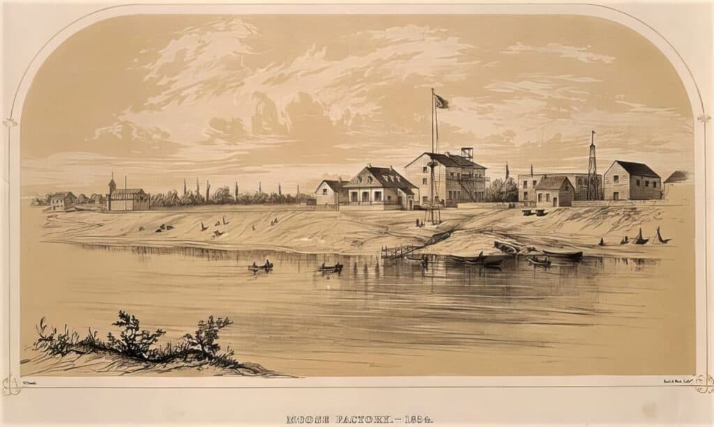 Moose Factory v roce 1854