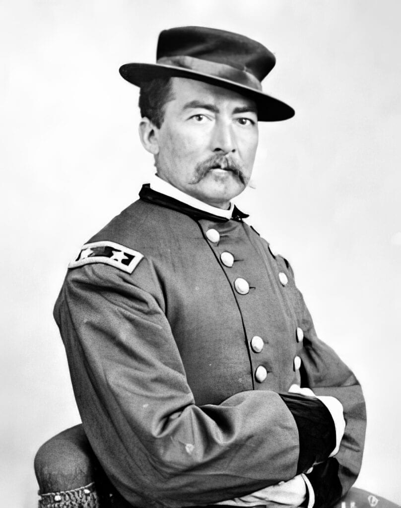 Generál Philip Sheridan na dobové fotografii.